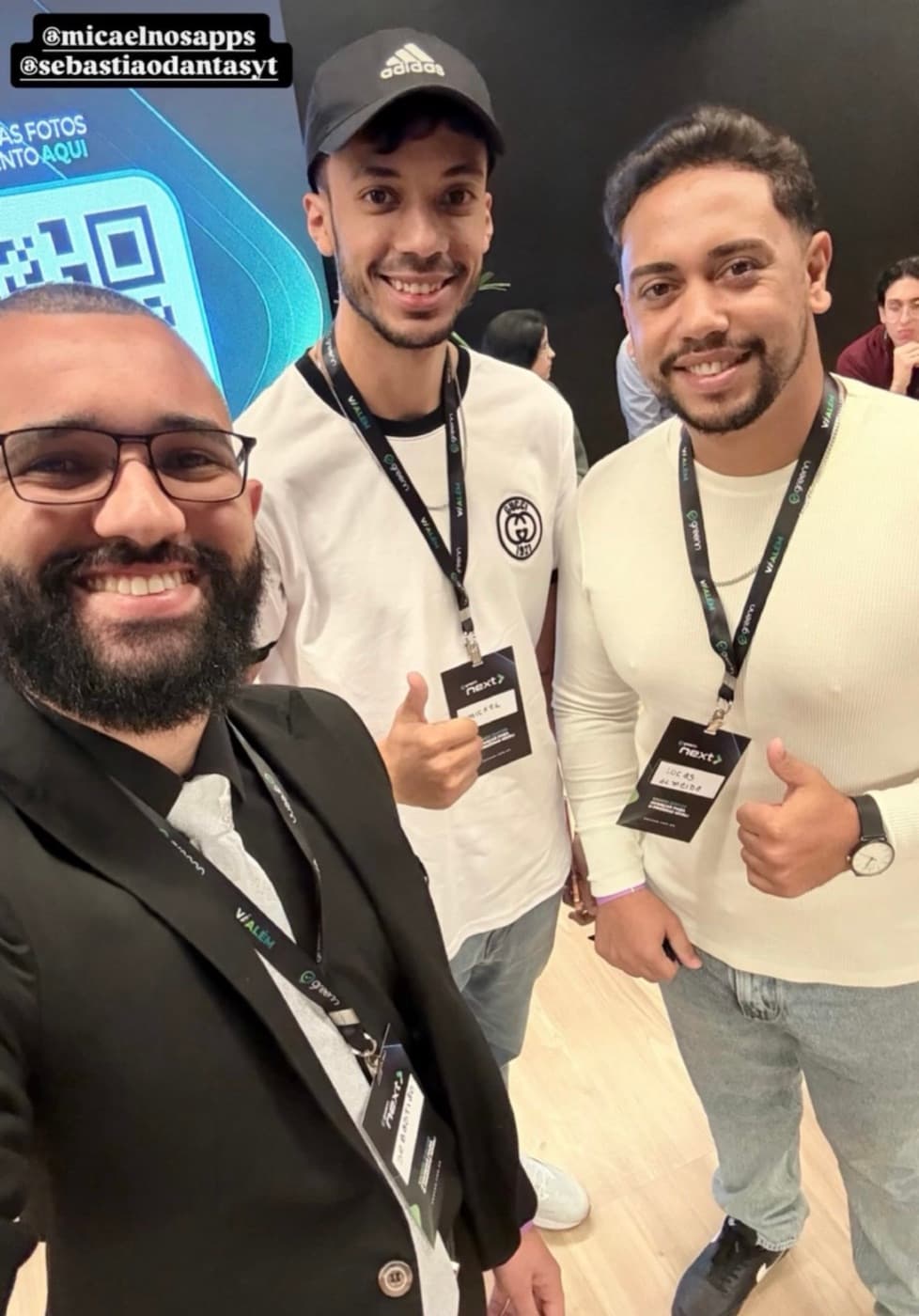 Sebastião Dantas, Lucas Almeida e Micael Nos Apps, fundadores da Fênix